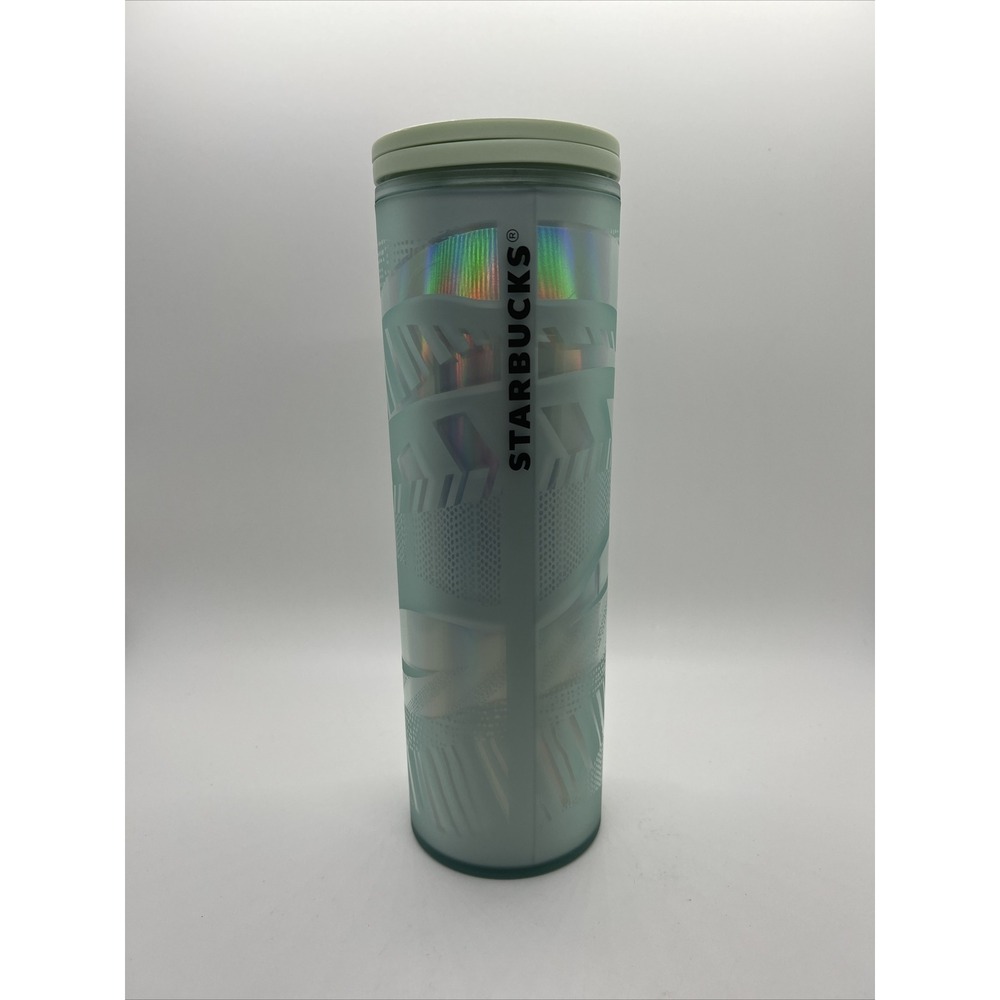 Starbucks 2021 Christmas Holiday 16 Oz Cold Cup Tumbler Sip Lid Ribbon Ice